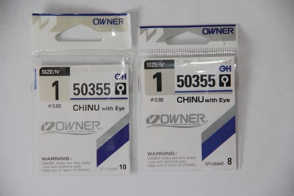 Сравнение крючков OWNER - 50355 (№1)