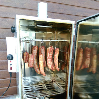 Копчение в борняке