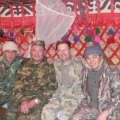 В юрте у Эвальда. С друзьями.