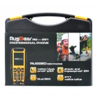 RugGear LM871 водонепроницаемый телефон, радиостанция 400-480Мгц, определитель координат GPS, фонарь,ручная зарядка-динамо машинка...